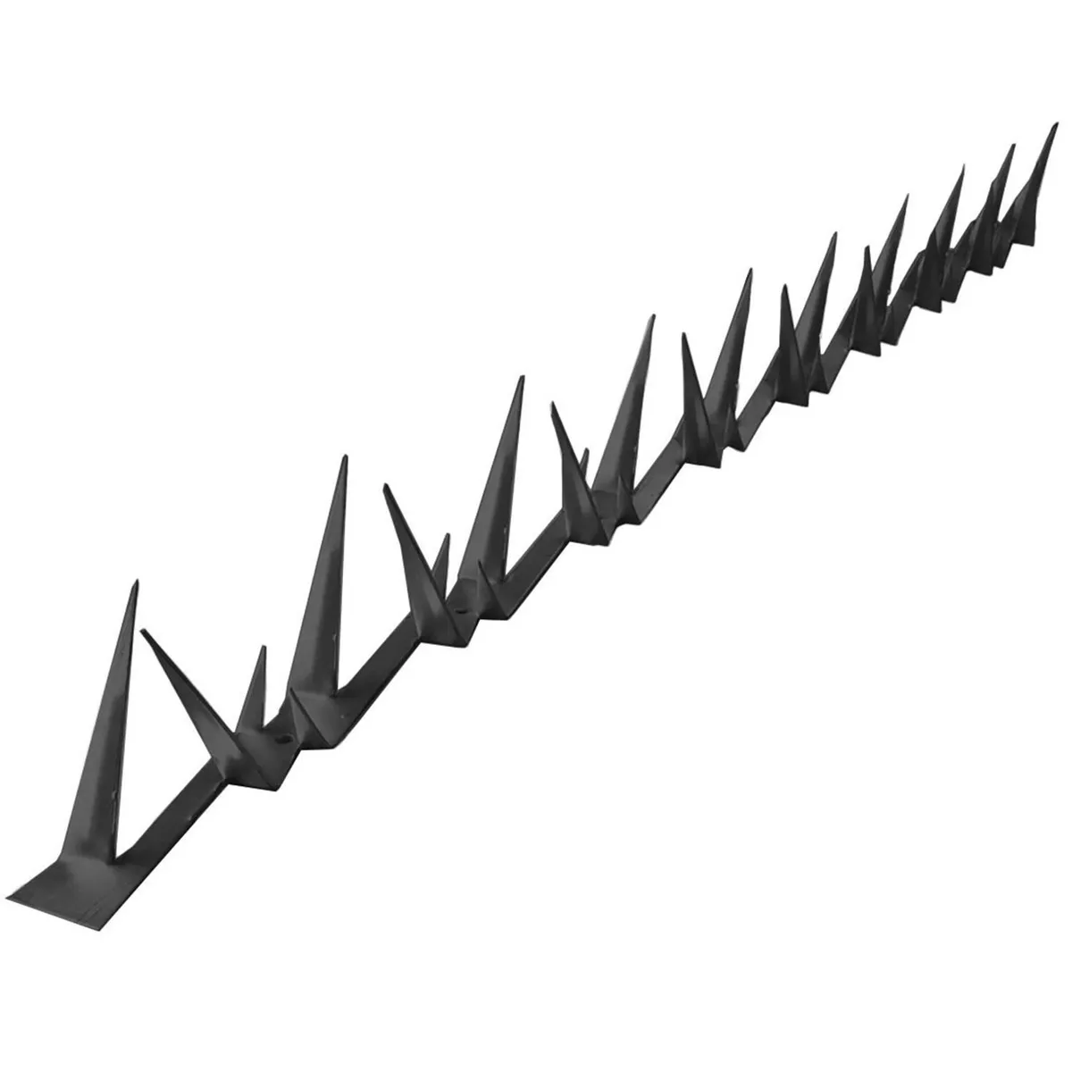 HOGA - Pack 5 Puntas Reja Tiburón Cortopunzante 9,5 cm 1,25 m Negra