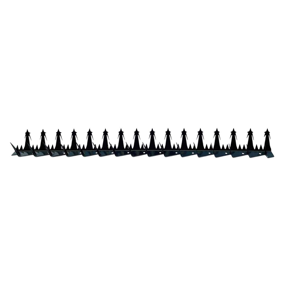 Pack 10 Puntas Reja Tiburón Estrella Negra 10 Cm 1,25 M, marca HOGA - Foto Principal