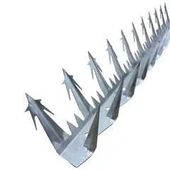 HOGA - Pack 10 Puntas Reja Tiburón Estrella Galvanizada 1. 25 M