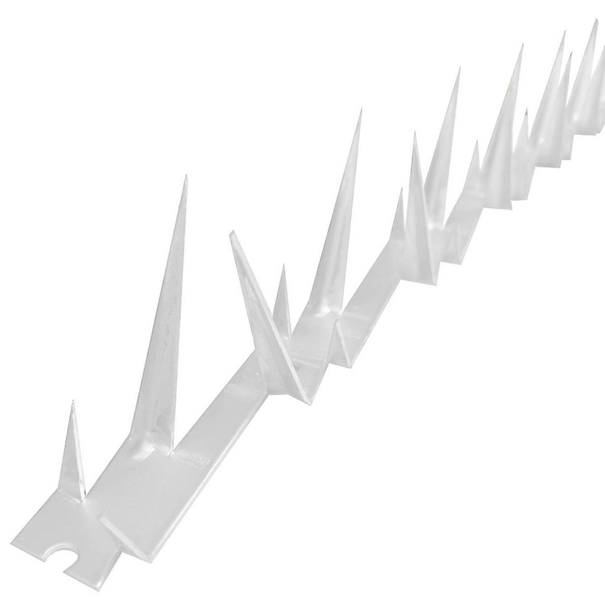 HOGA - Pack 10 Punta Rejas Tiburón Cortopunzante 9,5cm 1,25 m Blanca