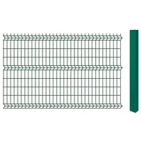 Pack Reja + Poste Acero Galvanizado 2.5x1.83 metros Verde