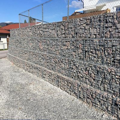 Imagen 2 del producto Gavión Jardin Alambre Prearmado Metal 1x0.5 metros Gris