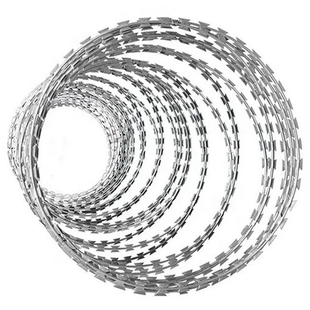 HOGA - Rollo Concertina con Candados Diámetro 40-50 cm 10 m