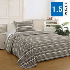 ILLUSIONS - Quilt 1.5 plazas Bruselas Crema