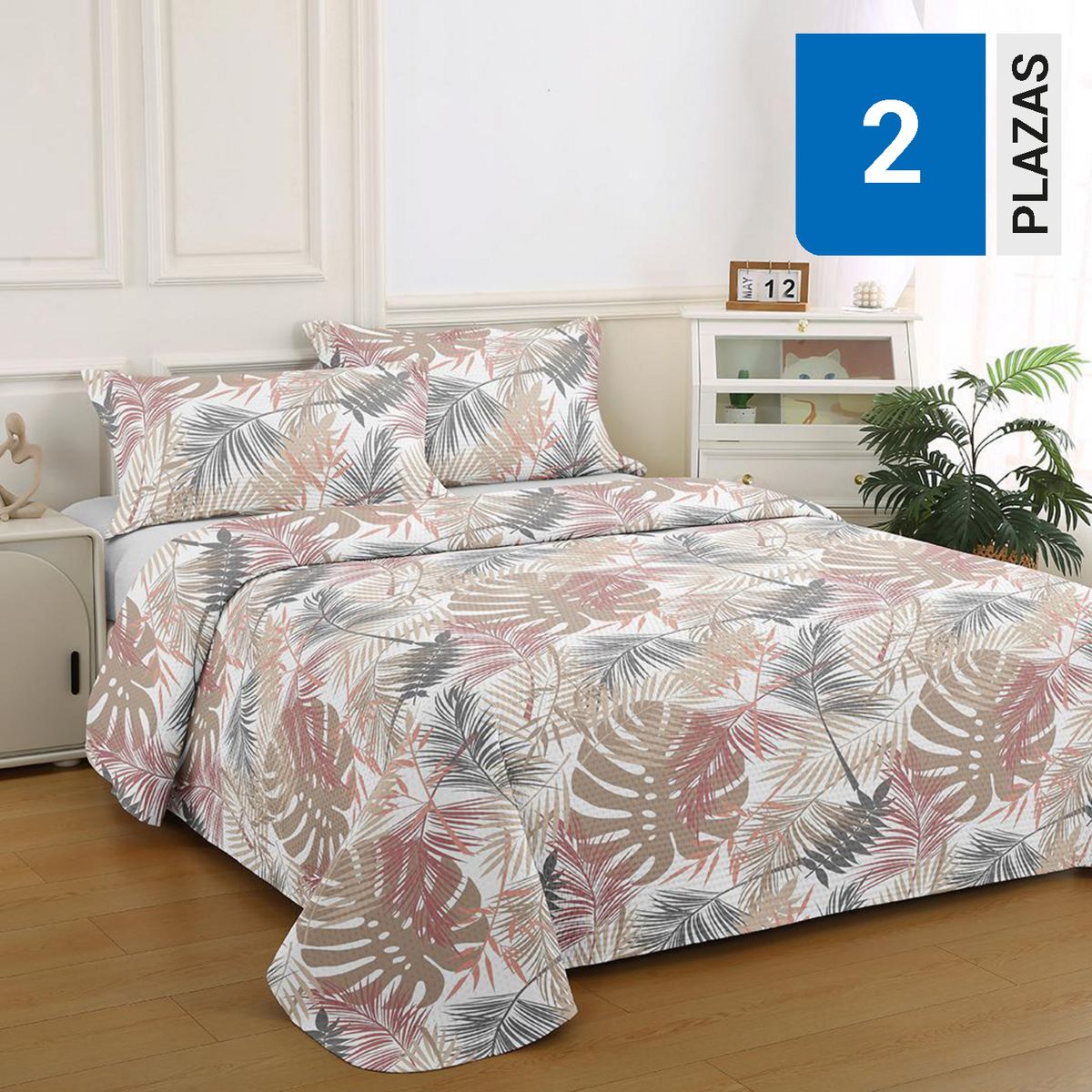 ILLUSIONS - Quilt 2 plazas Bruselas Multicolor 