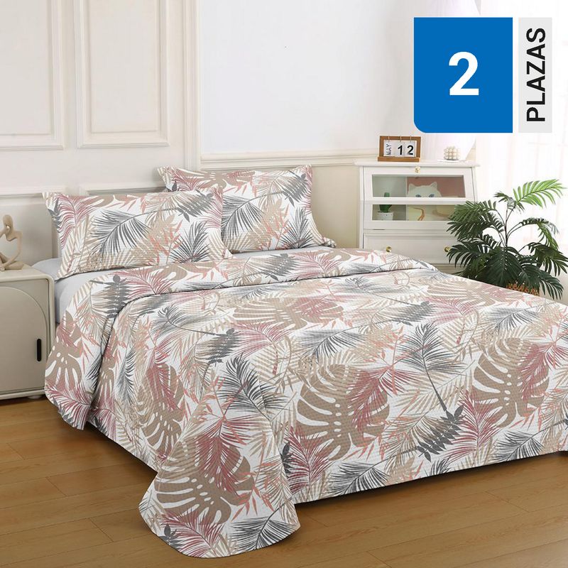 ILLUSIONS - Quilt 2 plazas Bruselas Multicolor