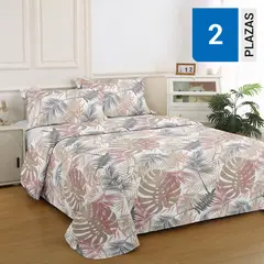 ILLUSIONS - Quilt Bruselas Multicolor 2 plazas