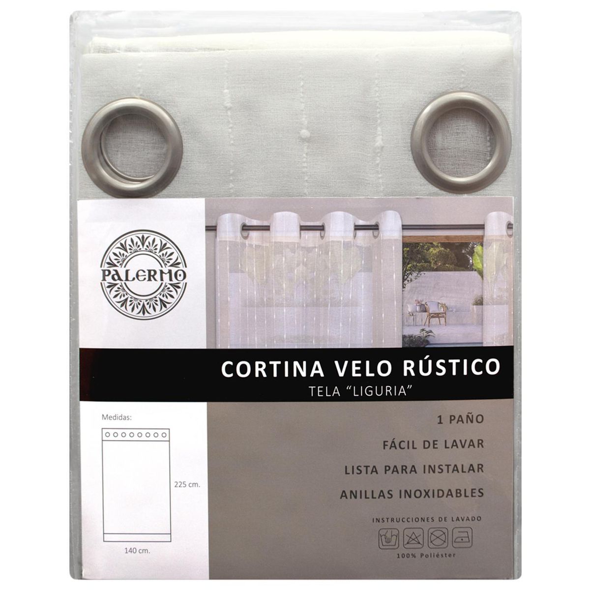 PALERMO - Cortina De velo 140x225 cm Marfil