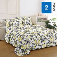 Quilt 2 plazas Bruselas Amarillo