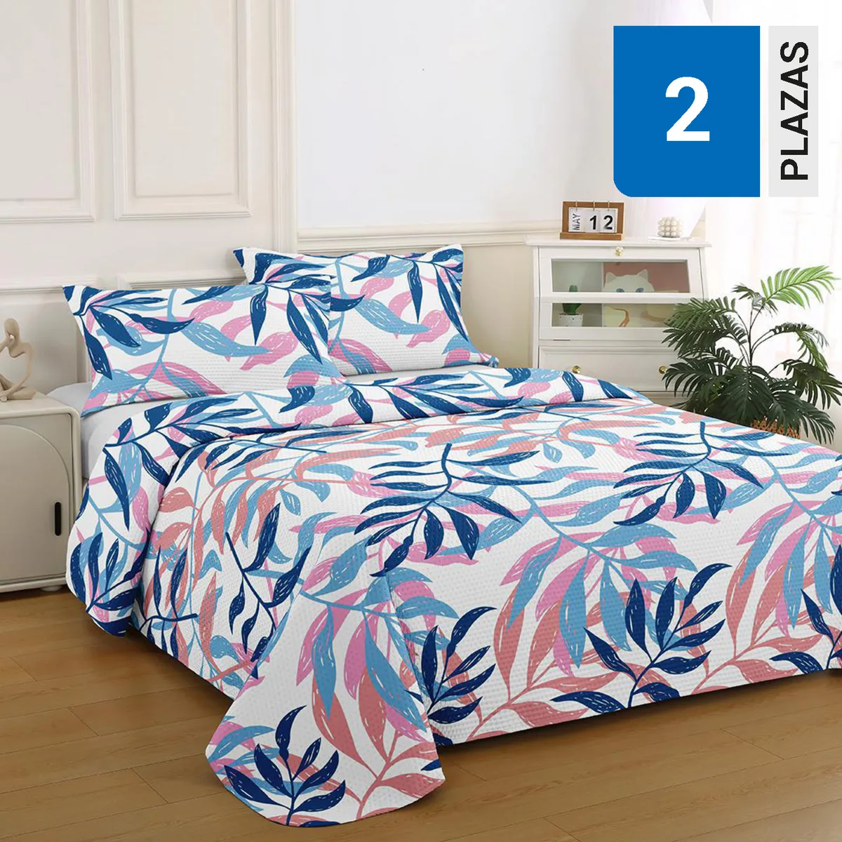 ILLUSIONS - Quilt 2 plazas Bruselas Multicolor 