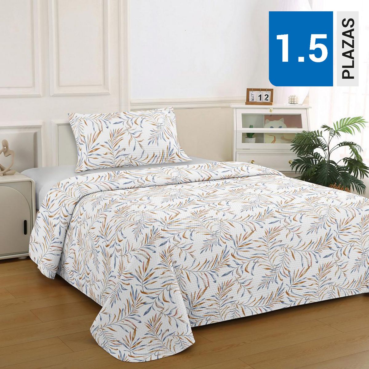 ILLUSIONS - Quilt 1.5 plazas Bruselas Multicolor 