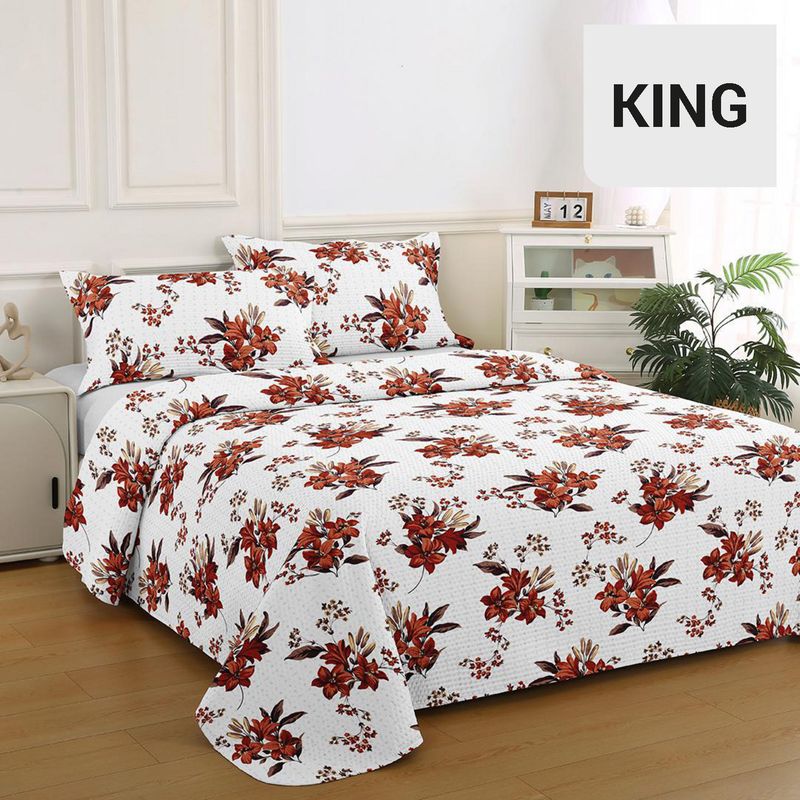 ILLUSIONS - Quilt King Bruselas Marron