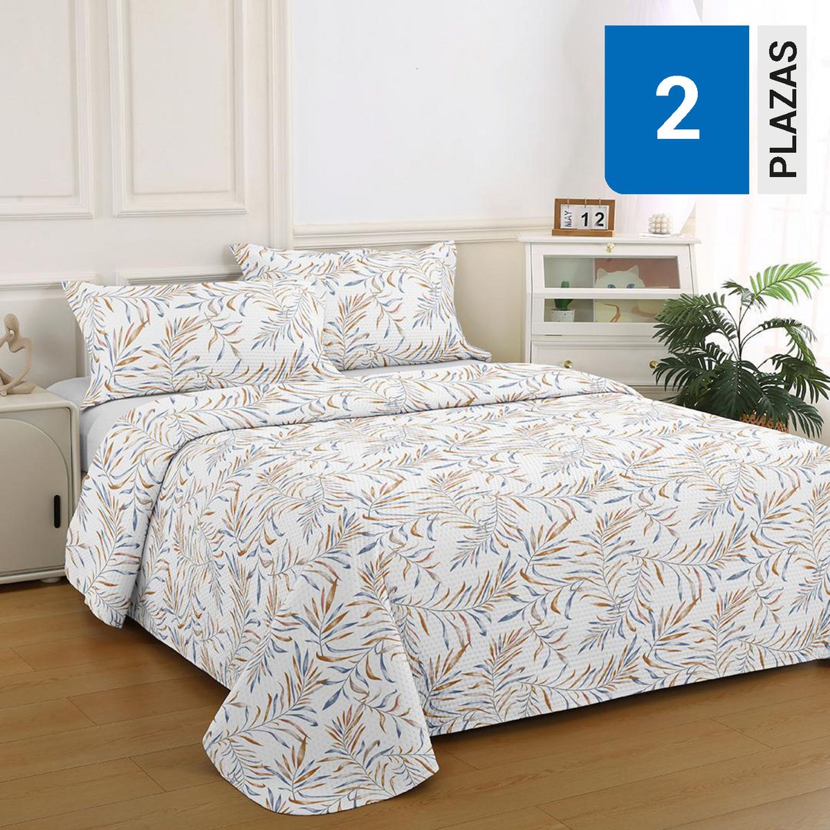 ILLUSIONS - Quilt 2 plazas Bruselas Multicolor 