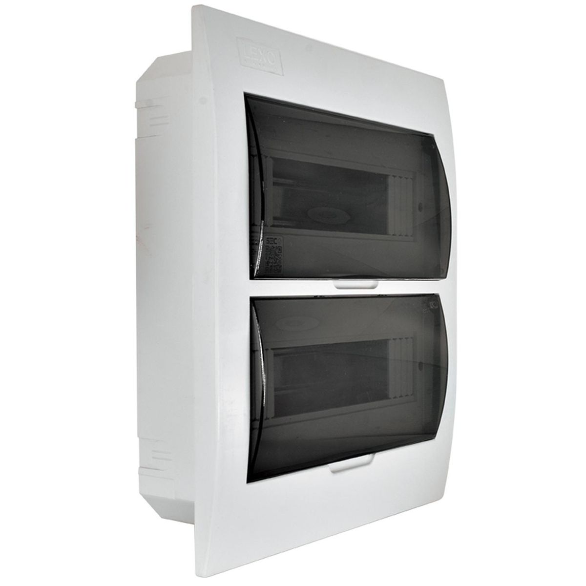 LEXO - Tablero embutido 24 módulos tapa humo transparente IP41