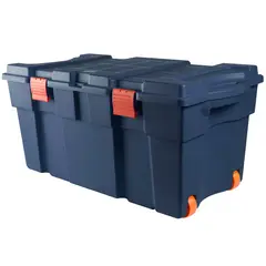 WENCO - Baúl 50.5x43.5x94 cm 130 l Azul denim