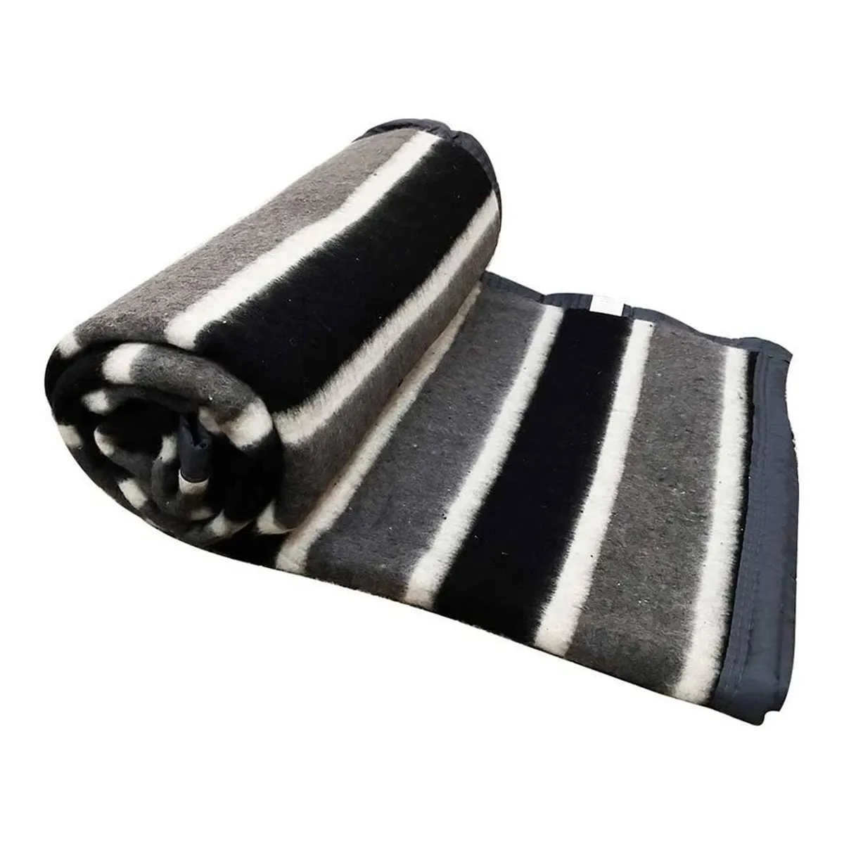 ILLUSIONS - Frazada Jacquard 1.5 plazas Gris