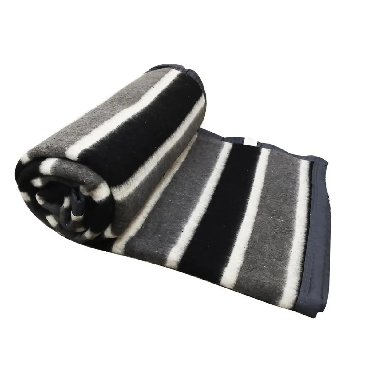 ILLUSIONS - Frazada Jacquard 1 plaza Gris