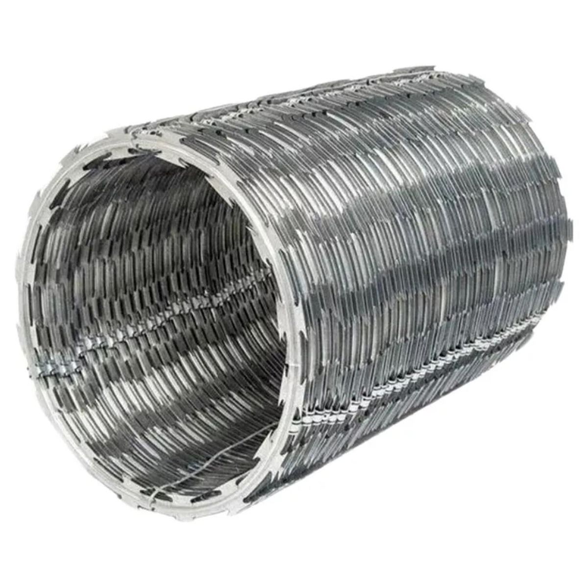 HOGA - Pack 5 Rollos Concertina con Candados Diámetro 40-50 cm 10 m