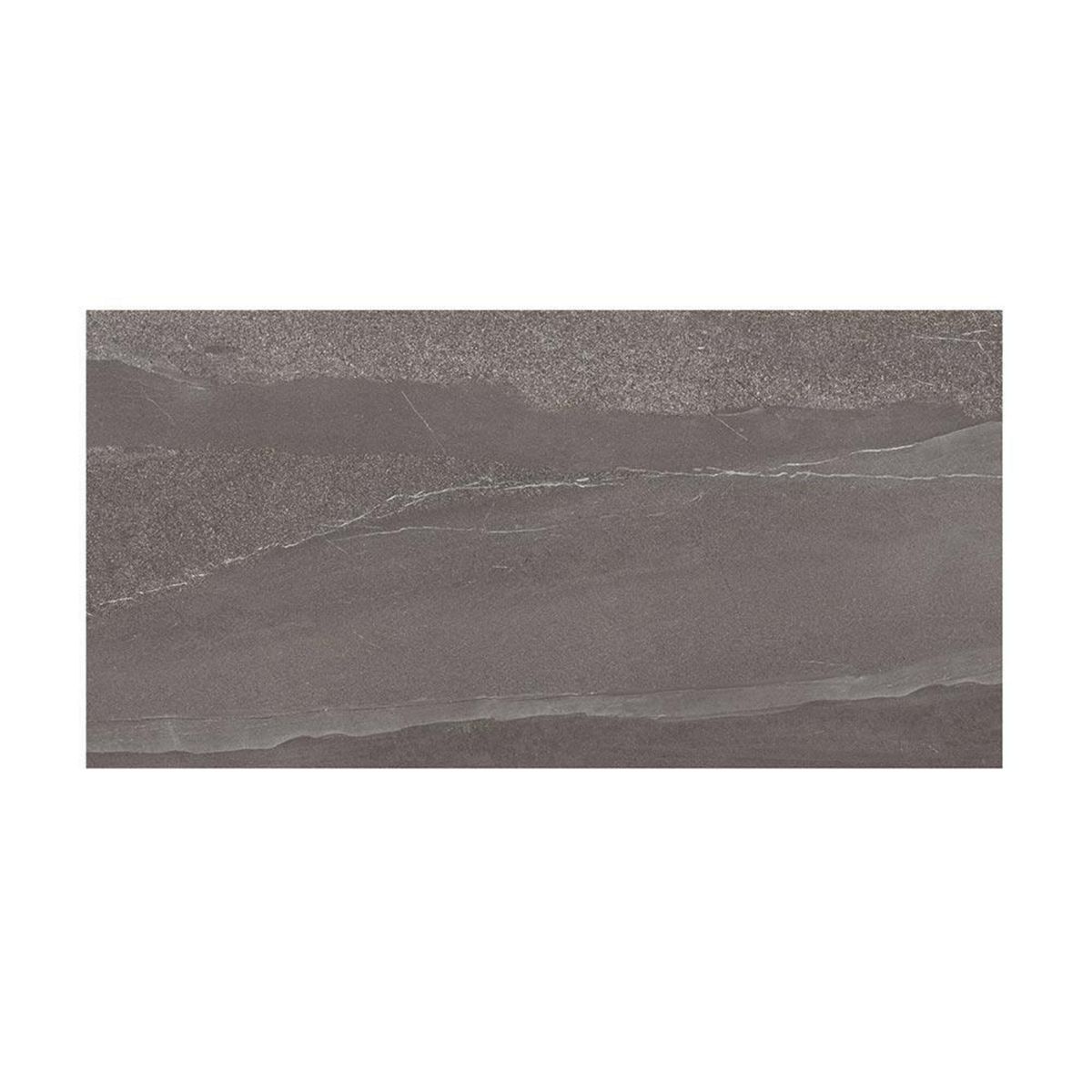 STRETTO - Gres Porcelánico 60x120 cm GLACIER Glaciar Charcol 1.44 m2