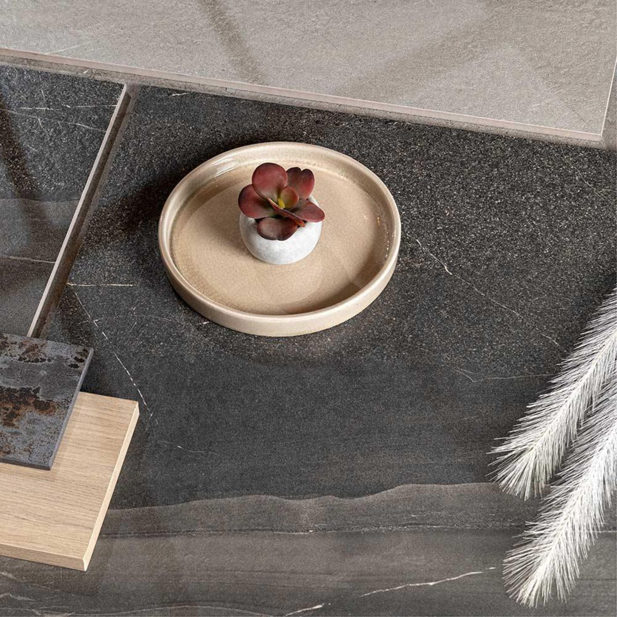 STRETTO - Gres Porcelánico 60x120 cm GLACIER Glaciar Charcol 1.44 m2