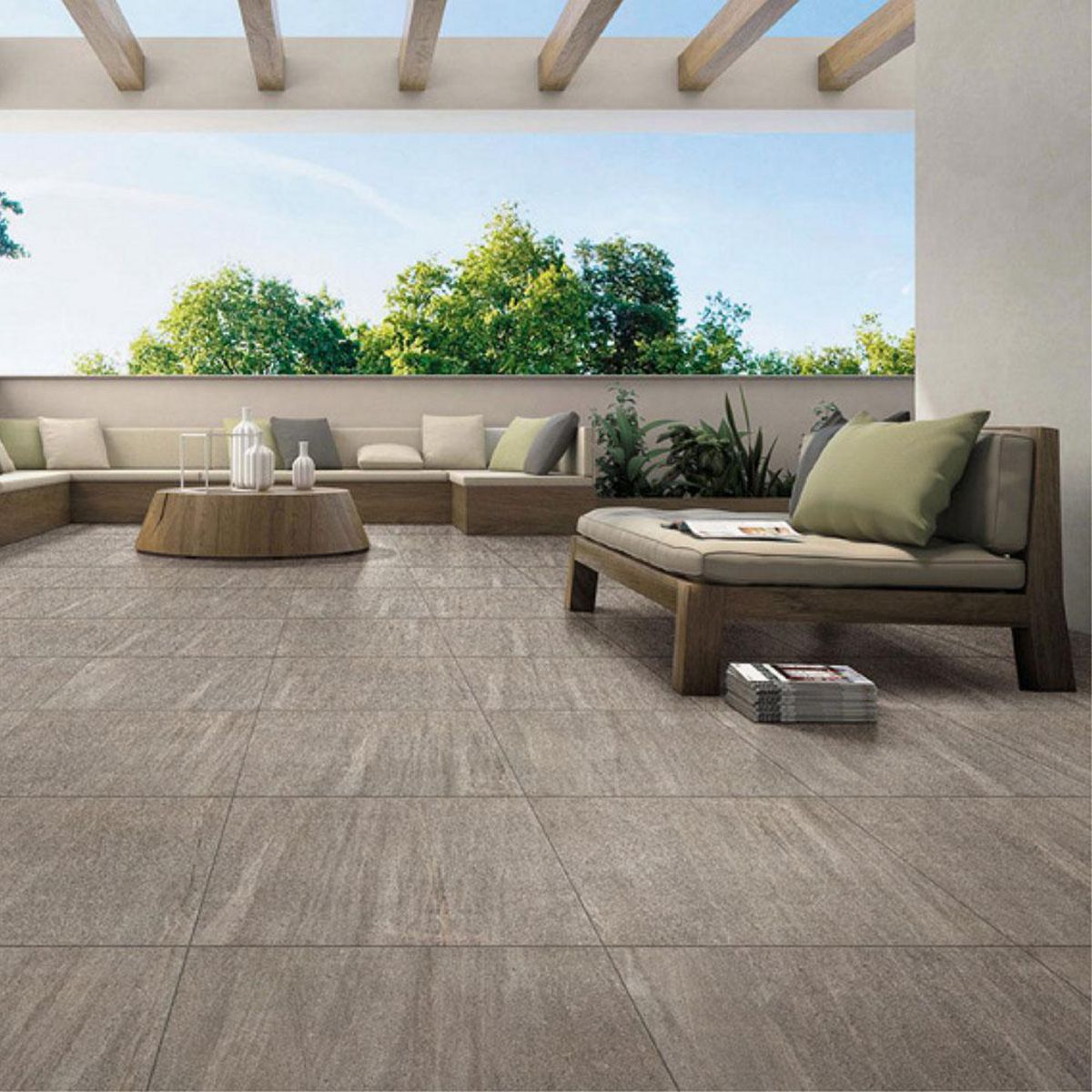 STRETTO - Gres Porcelánico 60x60 cm S-STONE Grey 1.44 m2