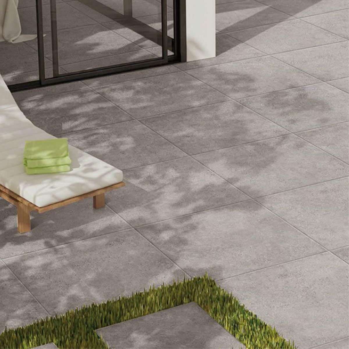 STRETTO - Gres Porcelánico 60x60 cm T-STONE Grey 1.44 m2