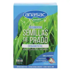 ANASAC - Semilla de Pasto Mezcla Ornamental Peletizada 500 gr