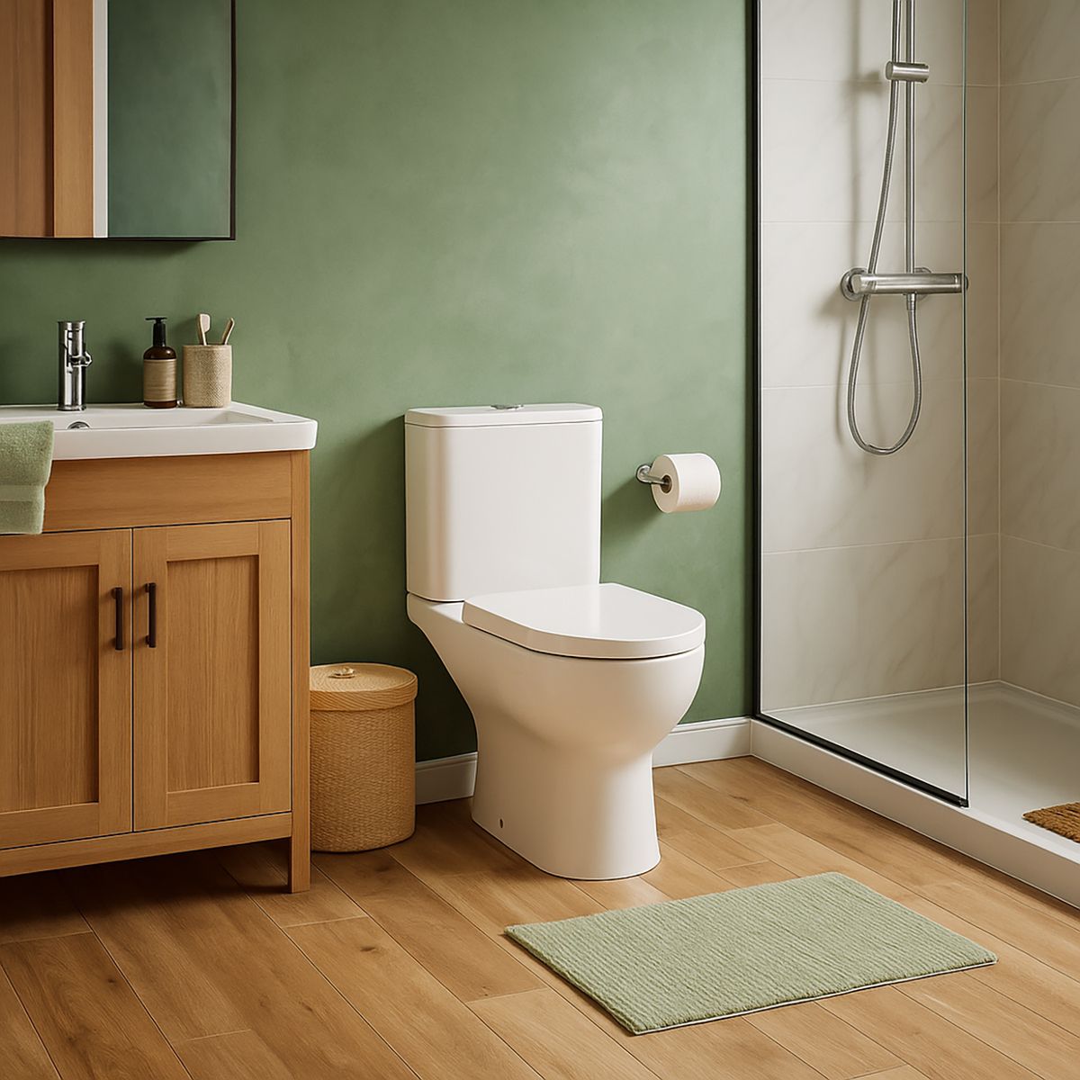 KLIPEN - Wc Two piece a Piso 26,5 cm 6.3 Litros Atenas Ada Blanco