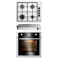 URSUS TROTTER - Kit Empotrado Campana VF60/Horno 1M EPC4 DL/Encimera UTG4 GN Inox