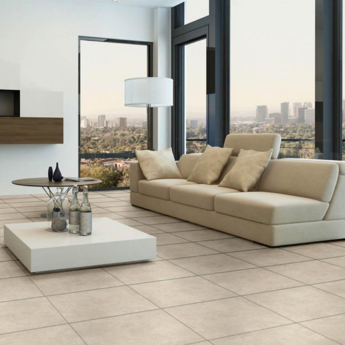 STRETTO - Gres Porcelánico 60x60 cm MERCURY Mercury Light Grey 1.44 m2