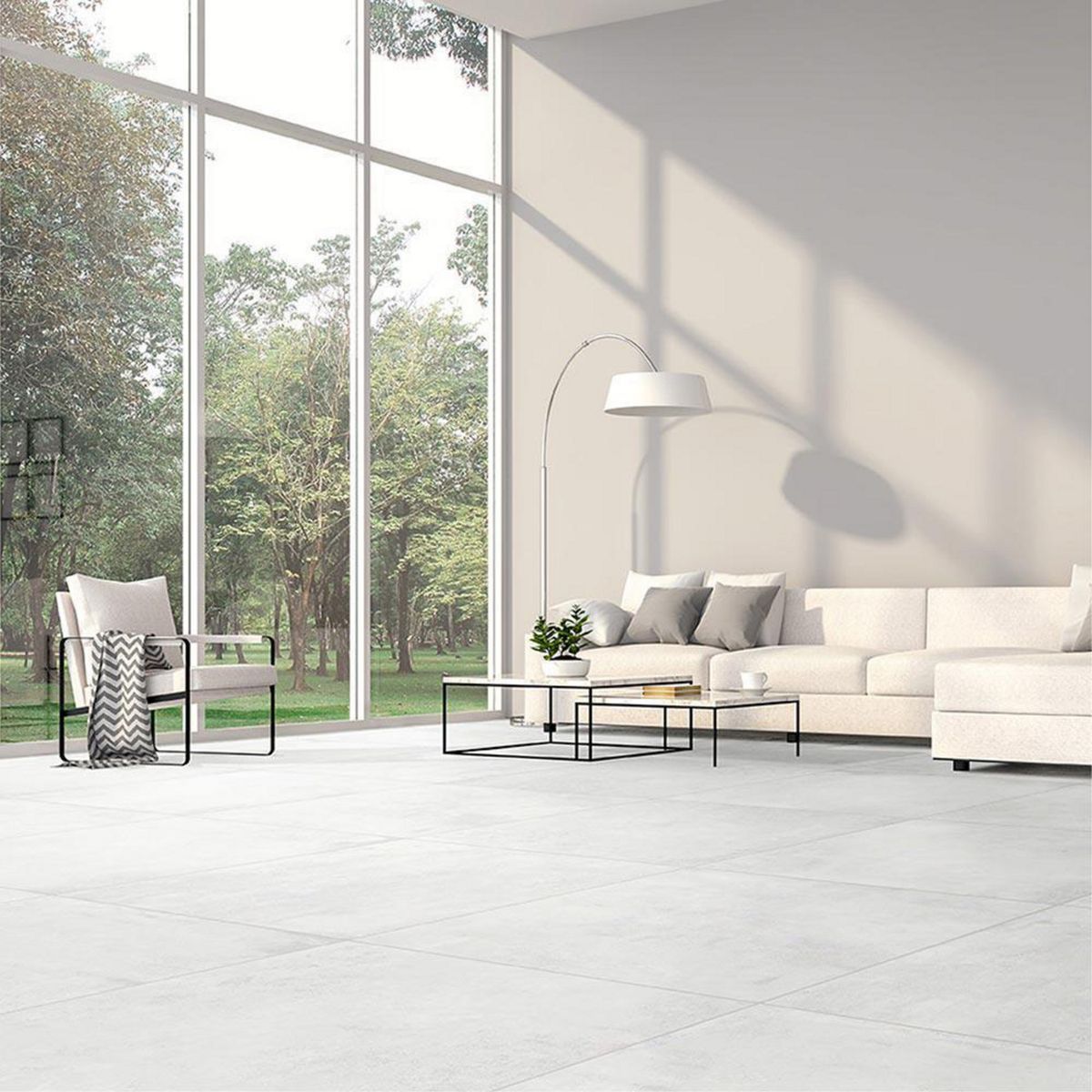 STRETTO - Gres Porcelánico 60x120 cm GLACIER Glacier Ice 1.44 m2