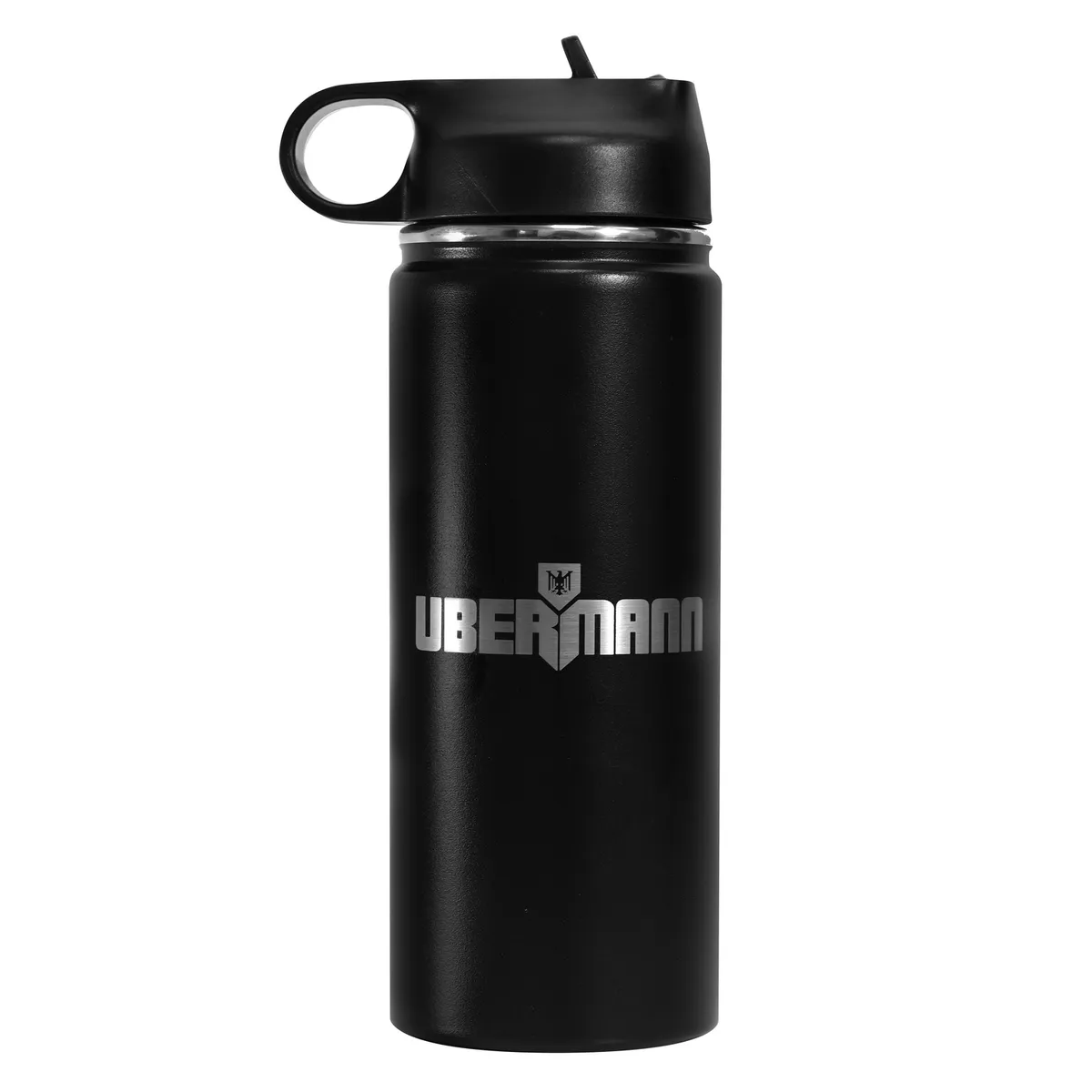 UBERMANN - Botella Térmica Negra 500 ml