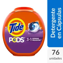 TIDE - Detergente 3 en 1 76 Cápsulas