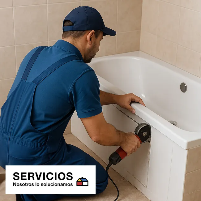 SODIMAC - Servicio rebaje de tina Pieza + Instalación