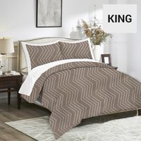 Plumón Jacquard Gris