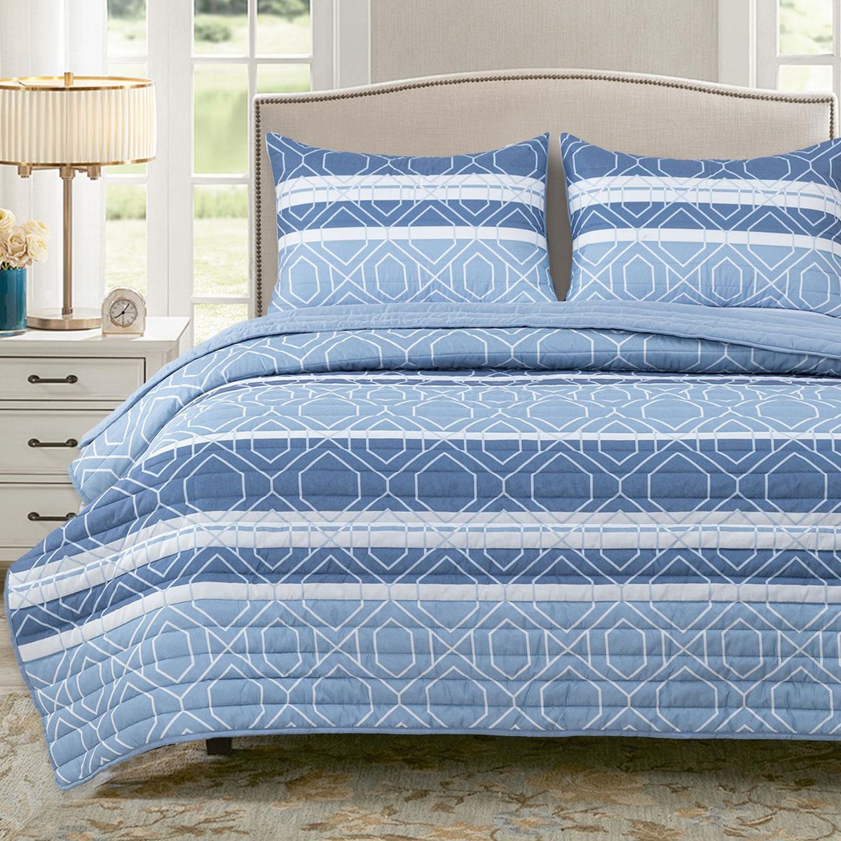 DIB - Quilt Rayas Azul