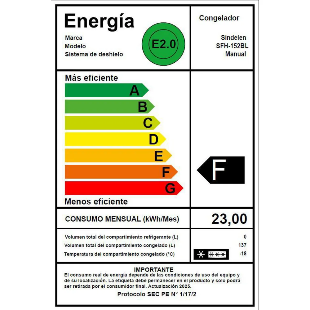 Sindelen SFH-152BL Blanco, foto 8
