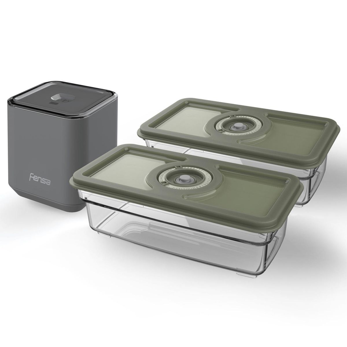 FENSA - Set Selladora al vacío + 2 contenedores FVFK1