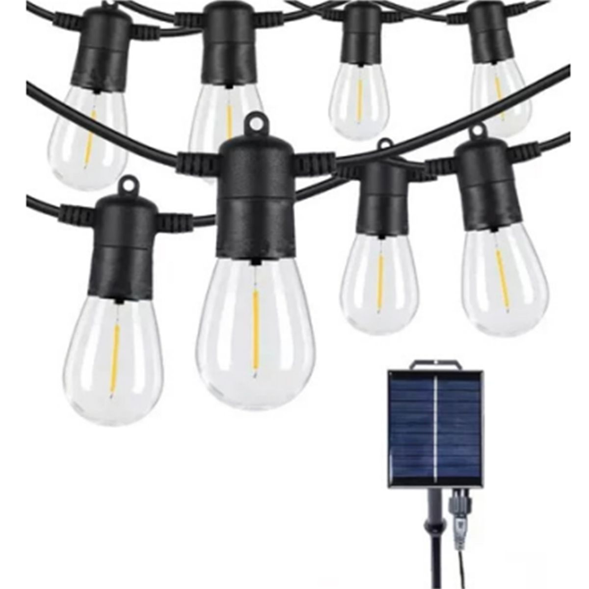 MEGABRIGHT - Guirnalda Solar 5 m Vintage