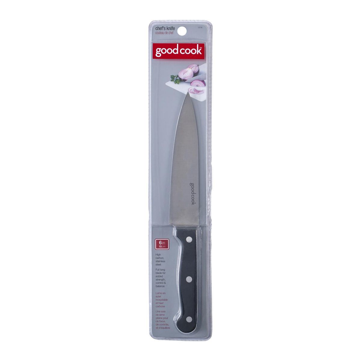 GOOD COOK - Cuchillo Multiuso Good Cook Inoxidable 15 cm Mango