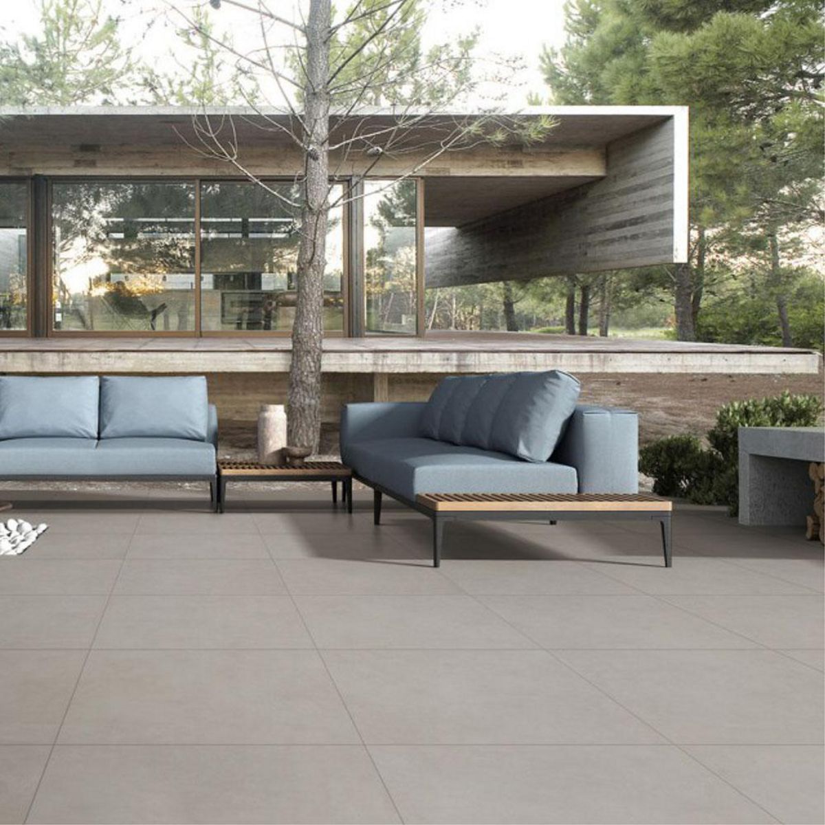 STRETTO - Gres porcelánico 30x60 cm Element Grey 1.44 m2