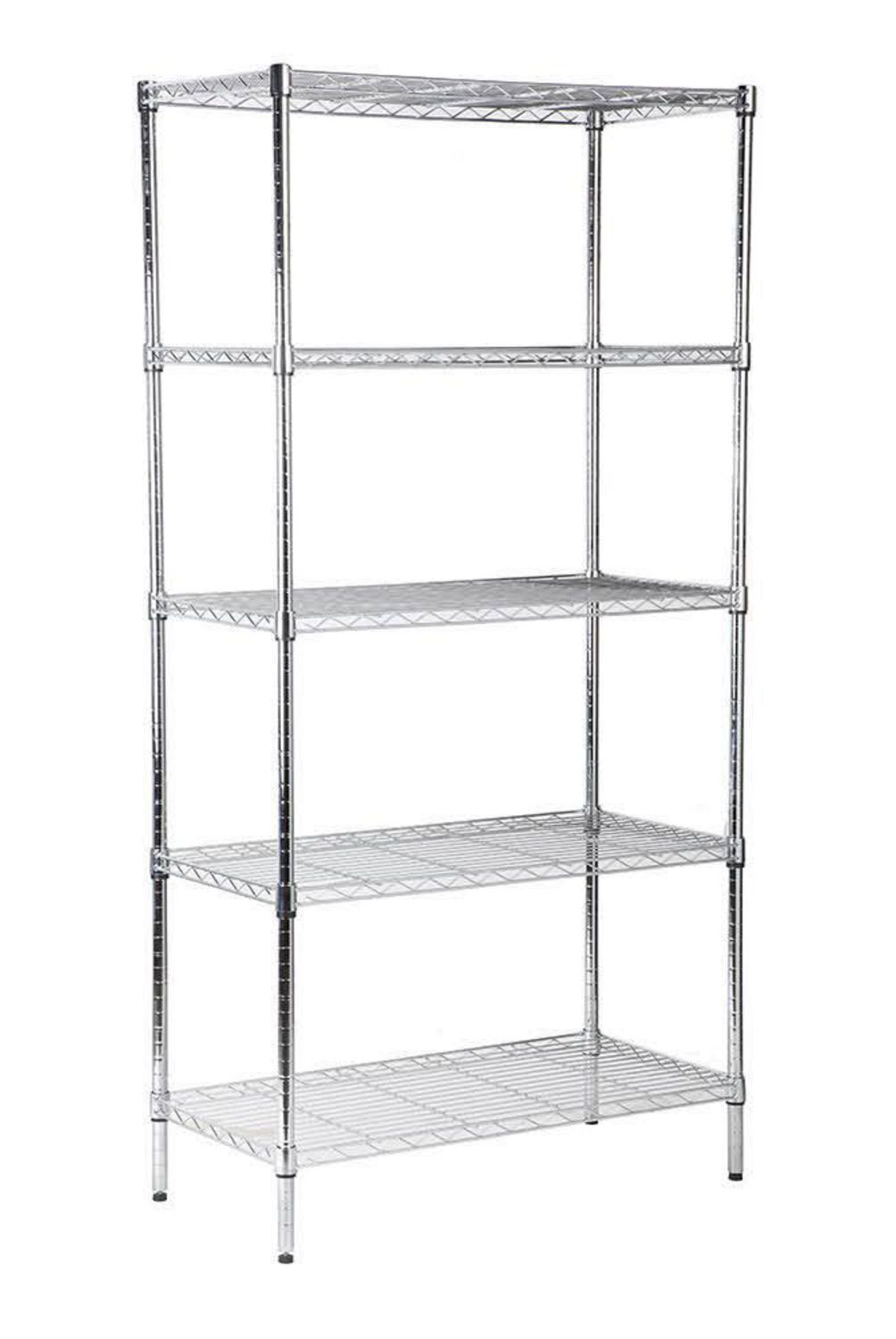 AUTORODEC - Estante Acero 5 Nivel(es) 90x180x45 cm Cromado
