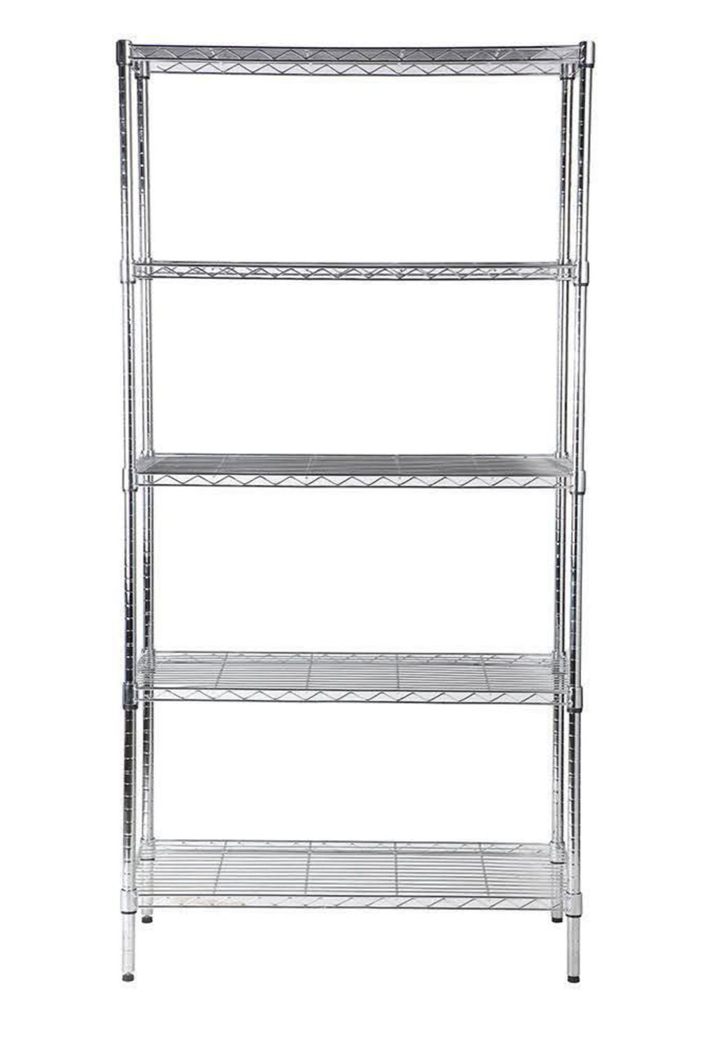 AUTORODEC - Estante Acero 5 Nivel(es) 90x180x45 cm Cromado