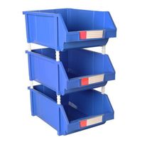 Cajas Organizadoras x 3 Unidades 30x17,5x45 cm Azul