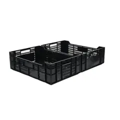 AUTORODEC - Pack de 2 Cajas Cosecheras 40x19x60 cm Negra