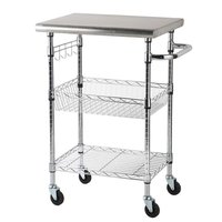 Carro de cocina 51x91x61 cm Cromado