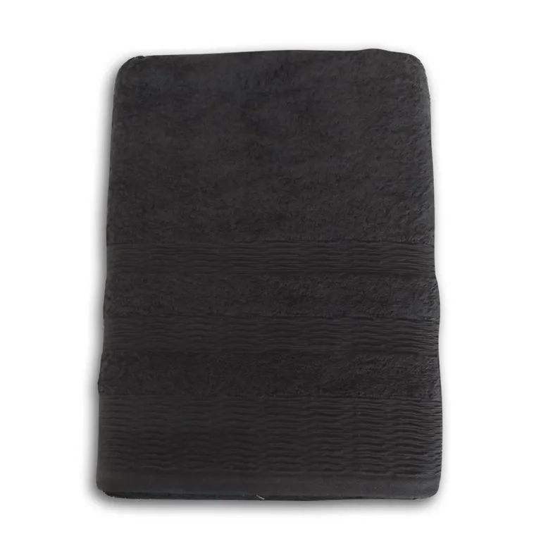 Set de 2 Toallas 500 gr Algodón 70x140 cm Negro