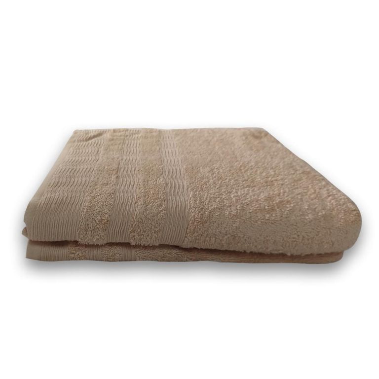 Set de 2 Toallas 500 gr Algodón 70x140 cm Damasco