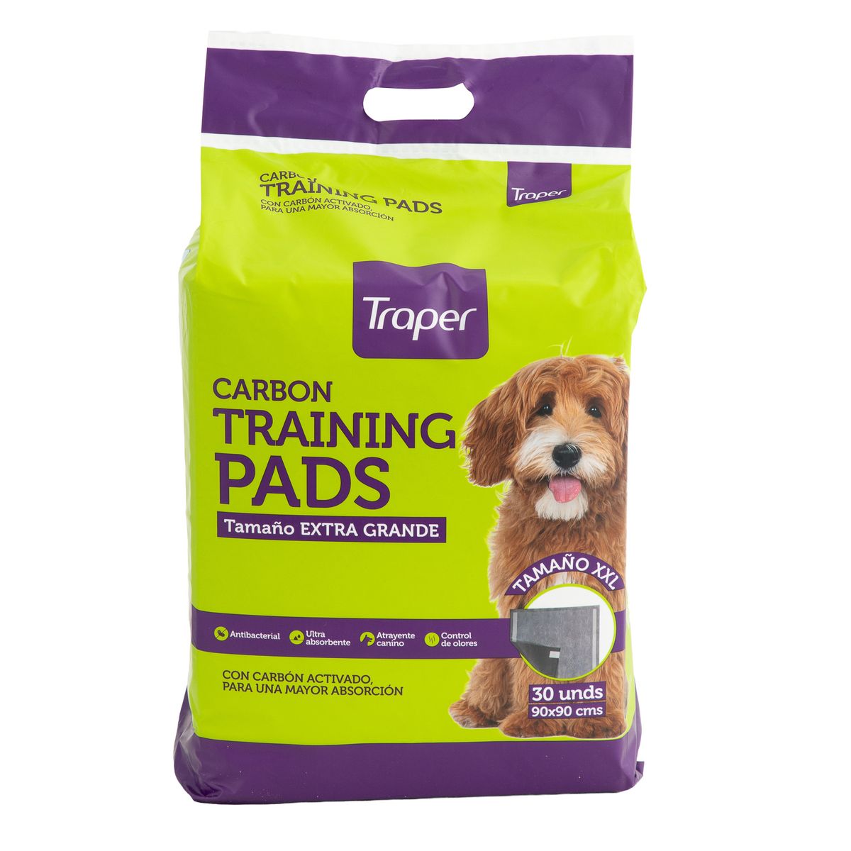 TRAPER - Sabanillas de Entrenamiento con Carbono 90x90 cm 30 unidades