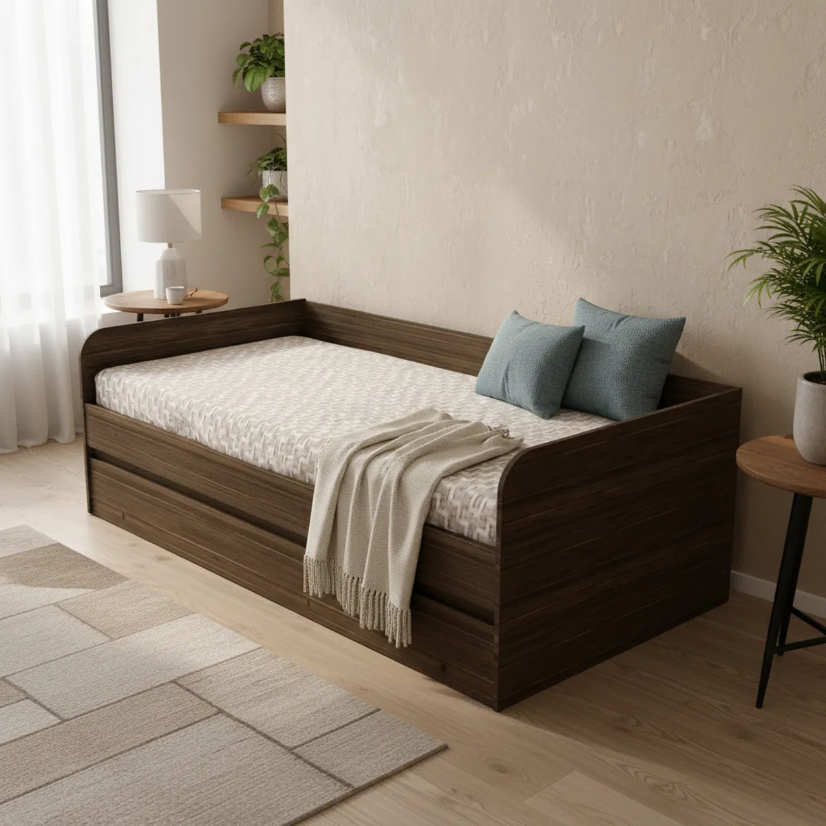 TECNOMOBILI - Sofá Cama sin Colchón 193x95.2x68 cm